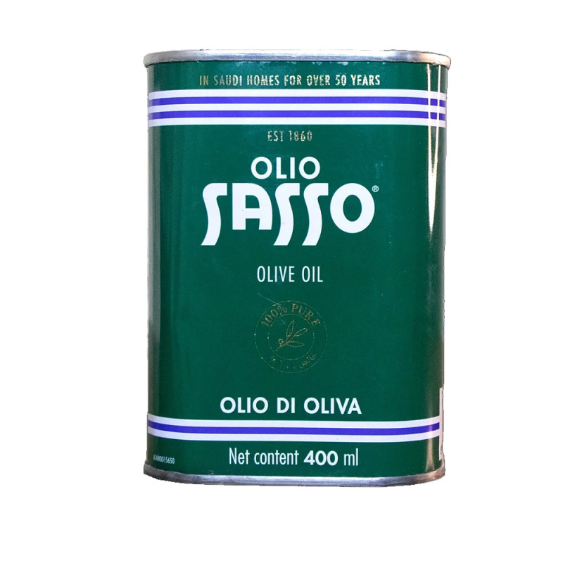 Sasso Olive Oil 400ml bottle – 100% Pure Zaitun Oil जैतून का तेल imported extra virgin olive oil