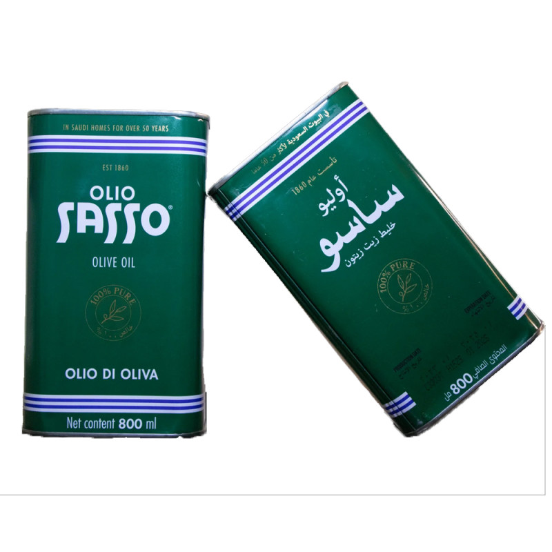 Sasso Zaitoon Oil 800ml for skin care – Natural moisturizer 100% pure olive oil जैतून का तेल