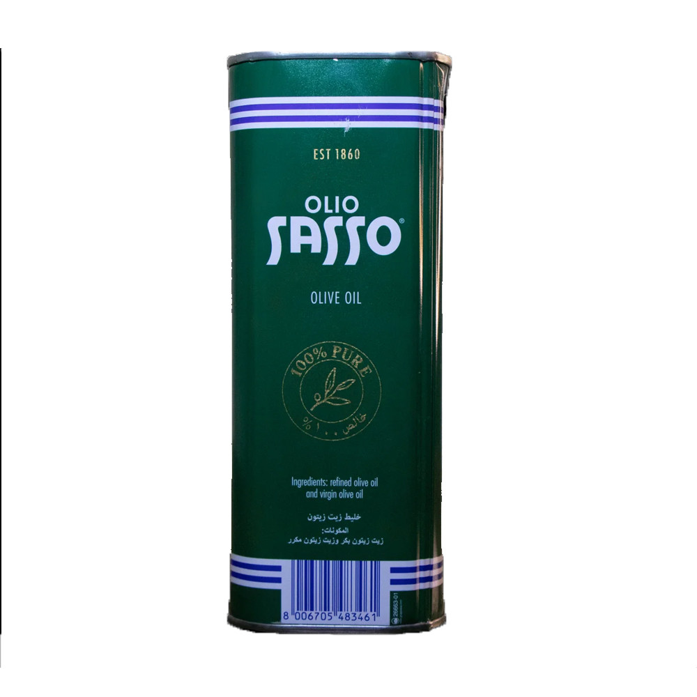 Sasso Olive Oil 800ml for hair care – Pure Zaitoon Oil for strong shiny hair – जैतून का तेल India