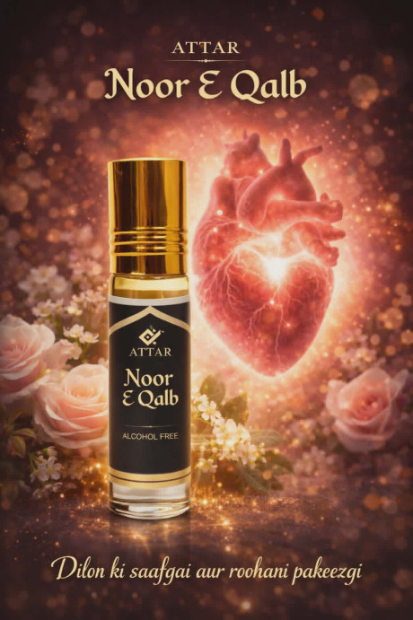 Noor E Qalb Attar Roll On 6ML – Dil Ki Roshni Ka Alcohol-Free Arabic Perfume Oil | Unisex Long Lasting Attar - Image 5