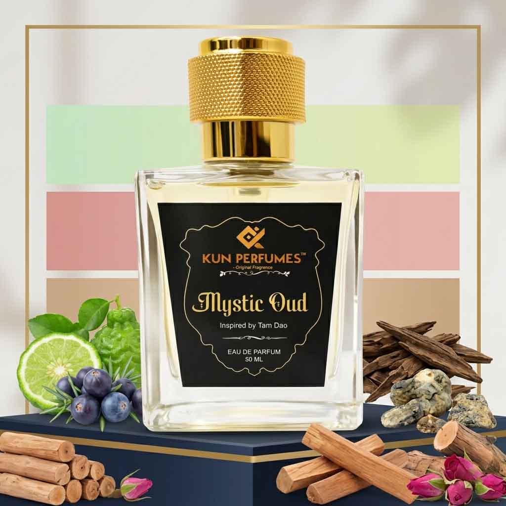 Mystic Oud EDP — Diptyque Tam Dao Inspired Woody Sandalwood Perfume | Long Lasting Luxury Fragrance for Men & Women